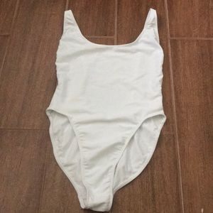 American Apparel White one piece